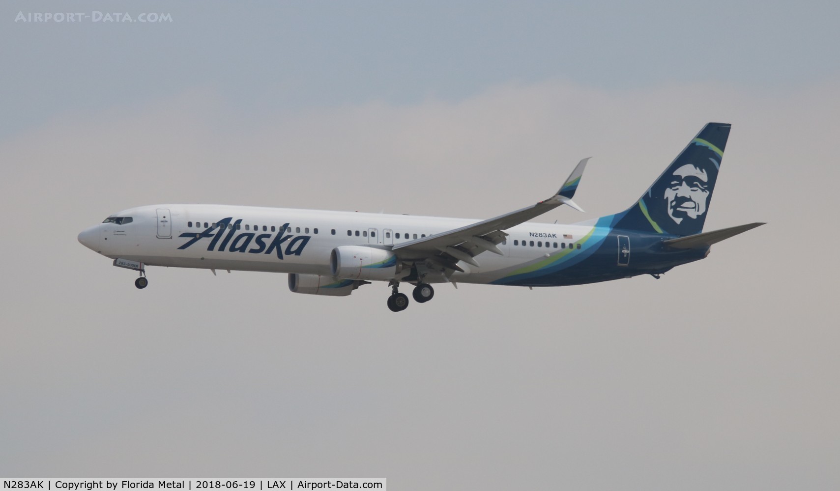 N283AK, 2017 Boeing 737-990 C/N 36358, Alaska