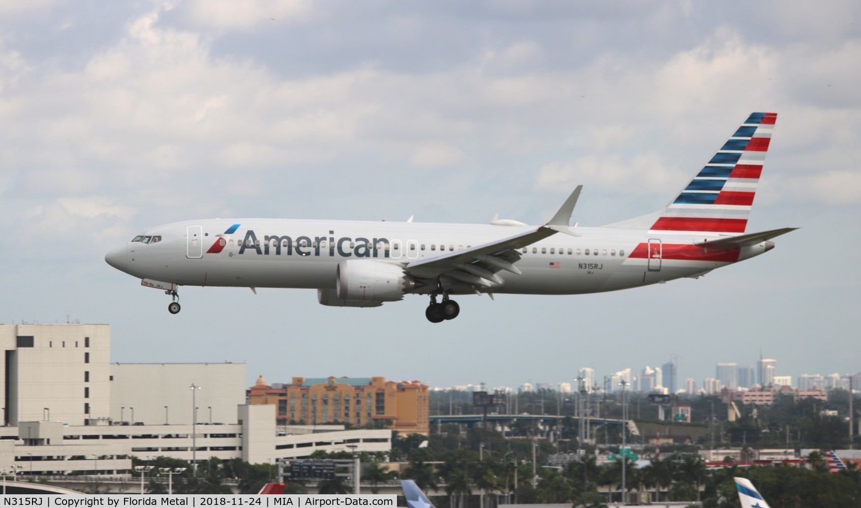 N315RJ, 2018 Boeing 737-8 MAX C/N 44449, American