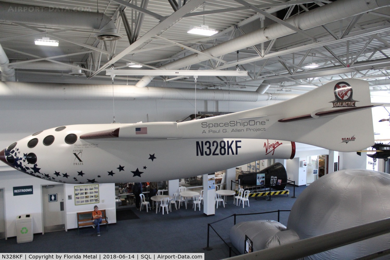 N328KF, 2003 Scaled Composites 316 C/N 001, Replica at Hiller Aviation Museum California