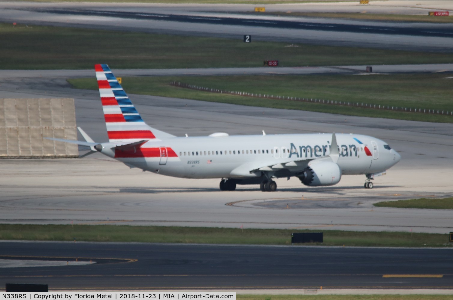 N338RS, 2018 Boeing 737-8 MAX C/N 44458, American