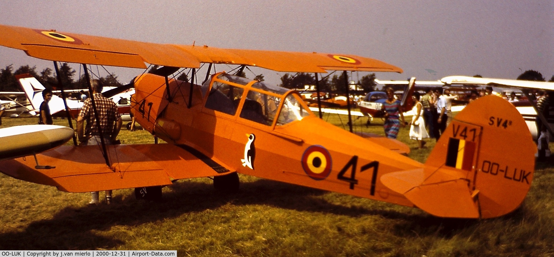 OO-LUK, Stampe-Vertongen SV-4B C/N 1183, Belgian airshow '70s