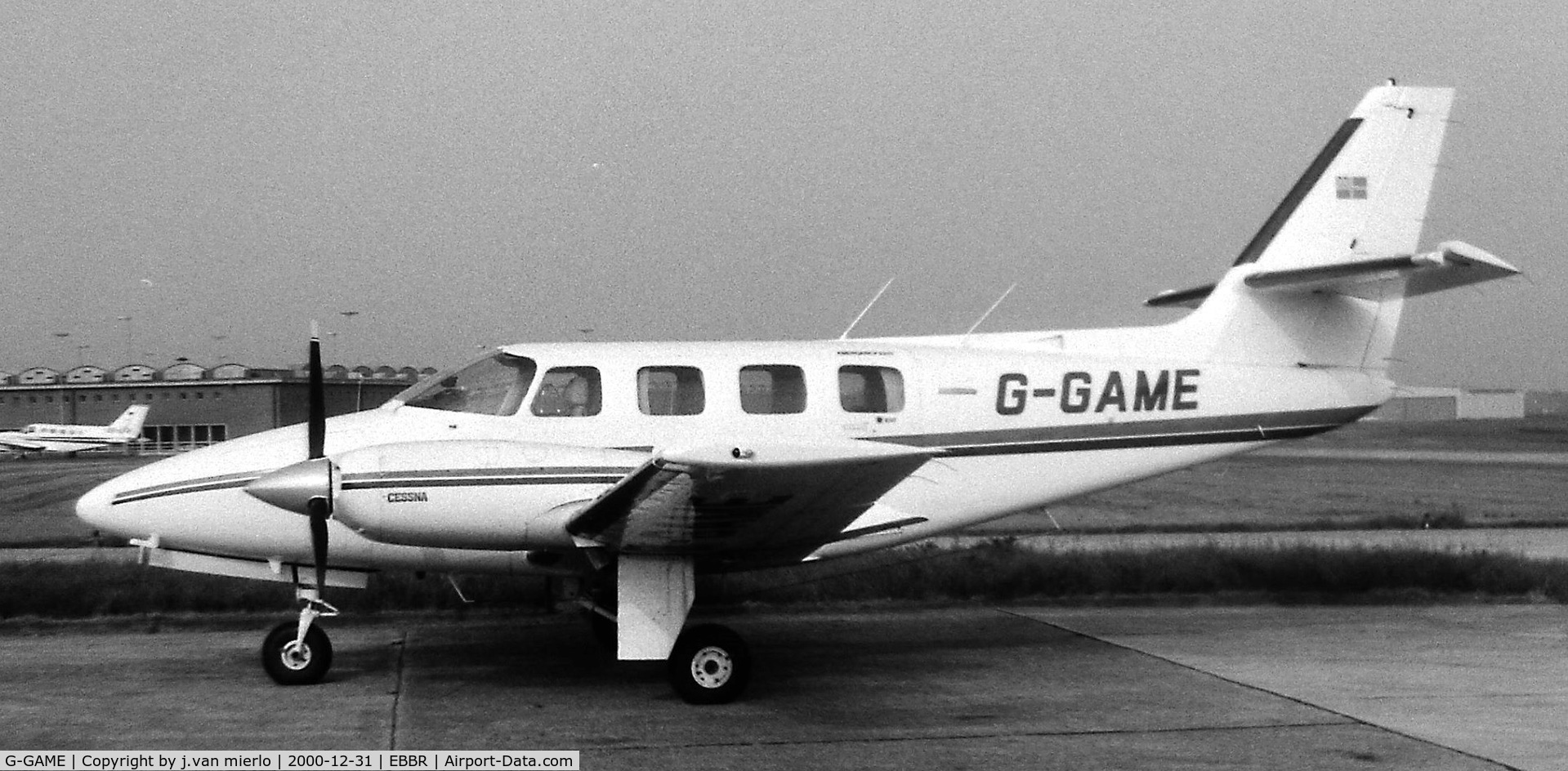 G-GAME, 1982 Cessna T303 Crusader C/N T303-00098, brussels