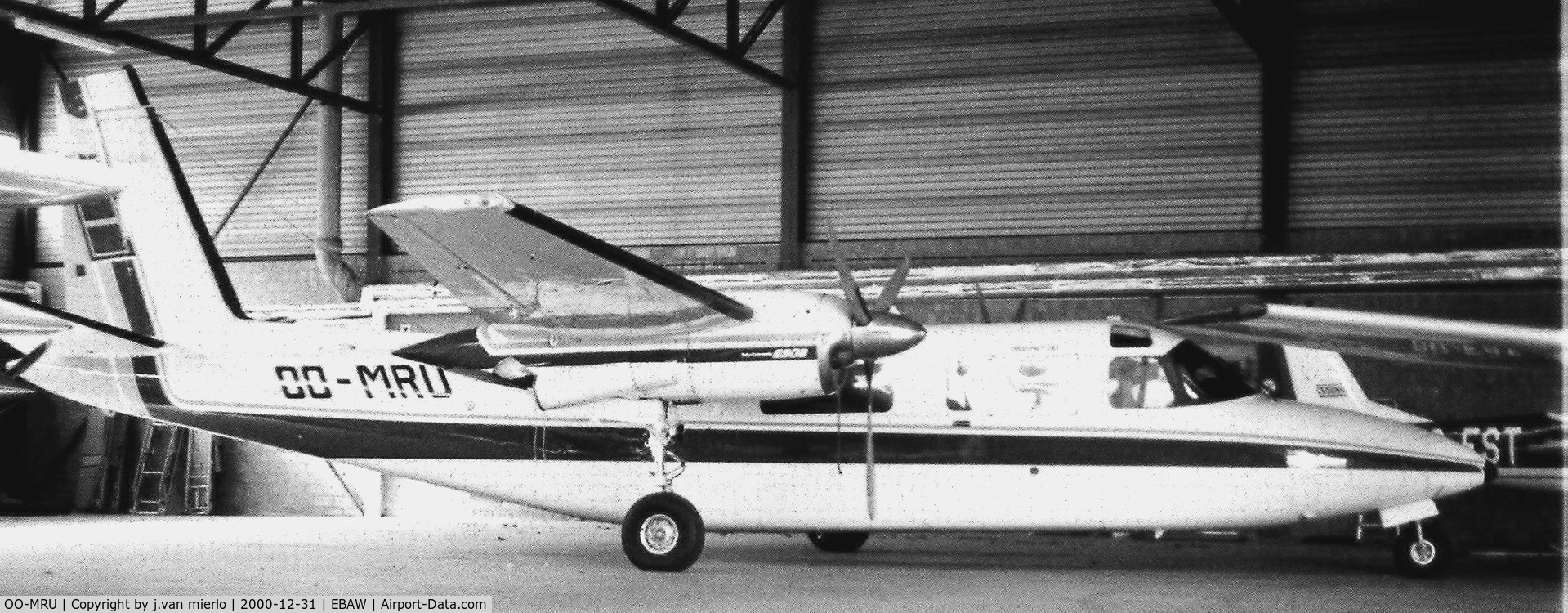 OO-MRU, 1977 Rockwell Commander 690B C/N 11374, Antwerp