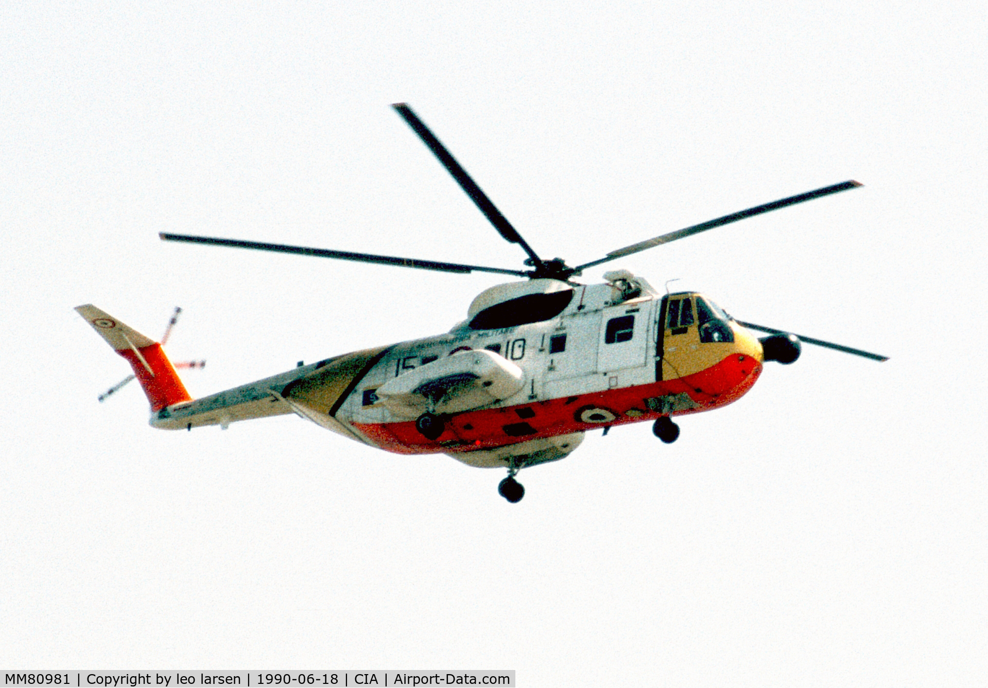 MM80981, Agusta HH-3F Pelican C/N 6208, Rome Ciampino 18.6.1990
