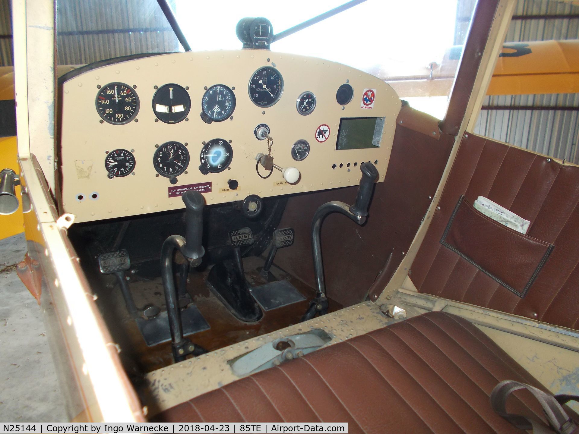 N25144, 1939 Luscombe 8A C/N 1068, Luscombe 8A at the Pioneer Flight Museum, Kingsbury TX  #c