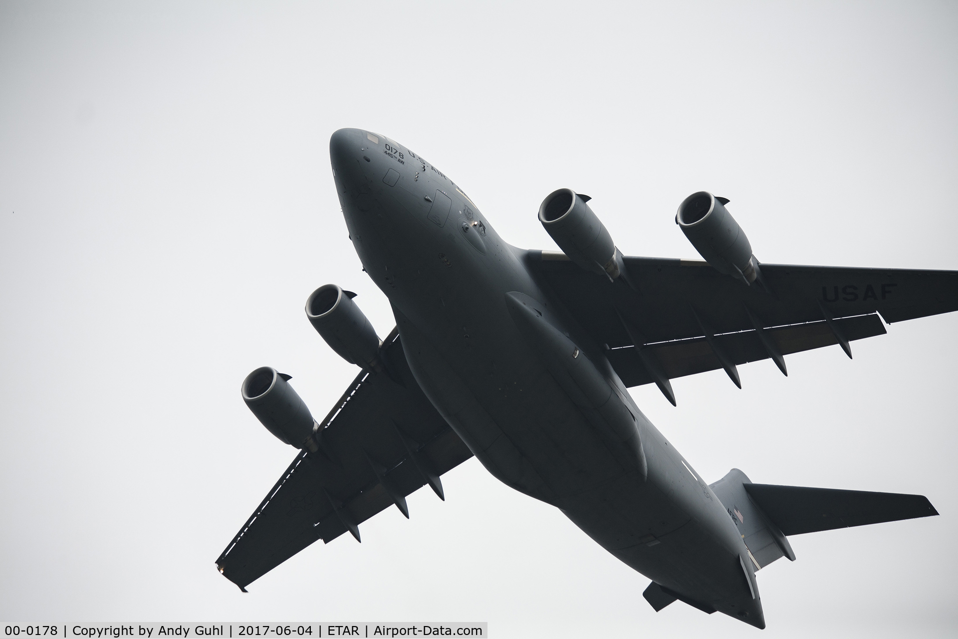 00-0178, 2000 Boeing C-17A Globemaster III C/N 50086/F085/P78, After the Departure