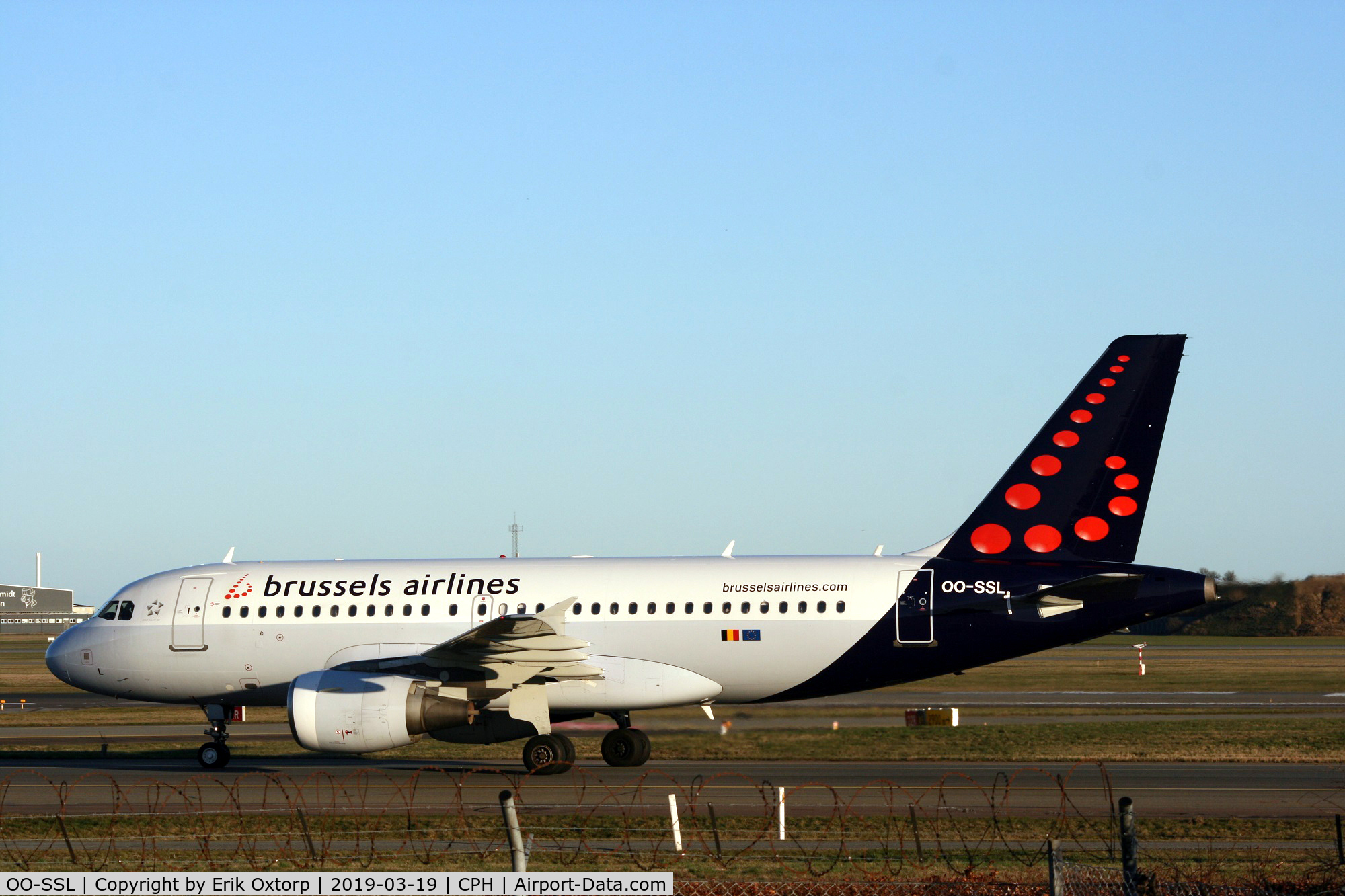 OO-SSL, 2002 Airbus A319-111 C/N 1803, OO-SSL landed rw 04L