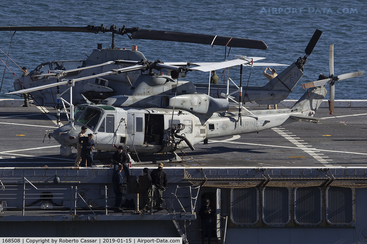 168508, Bell UH-1Y Venom C/N 55172, Onboard USS Arlington