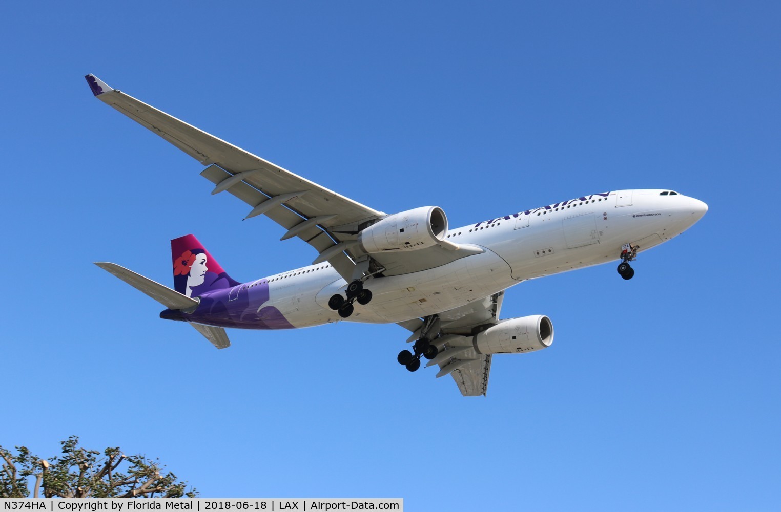 N374HA, 2014 Airbus A330-243 C/N 1565, Hawaiian