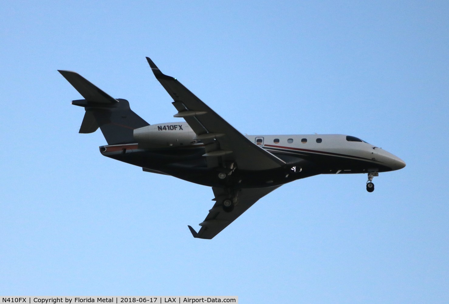 N410FX, 2017 Embraer EMB-545 Legacy 450 C/N 55010025, Legacy 450