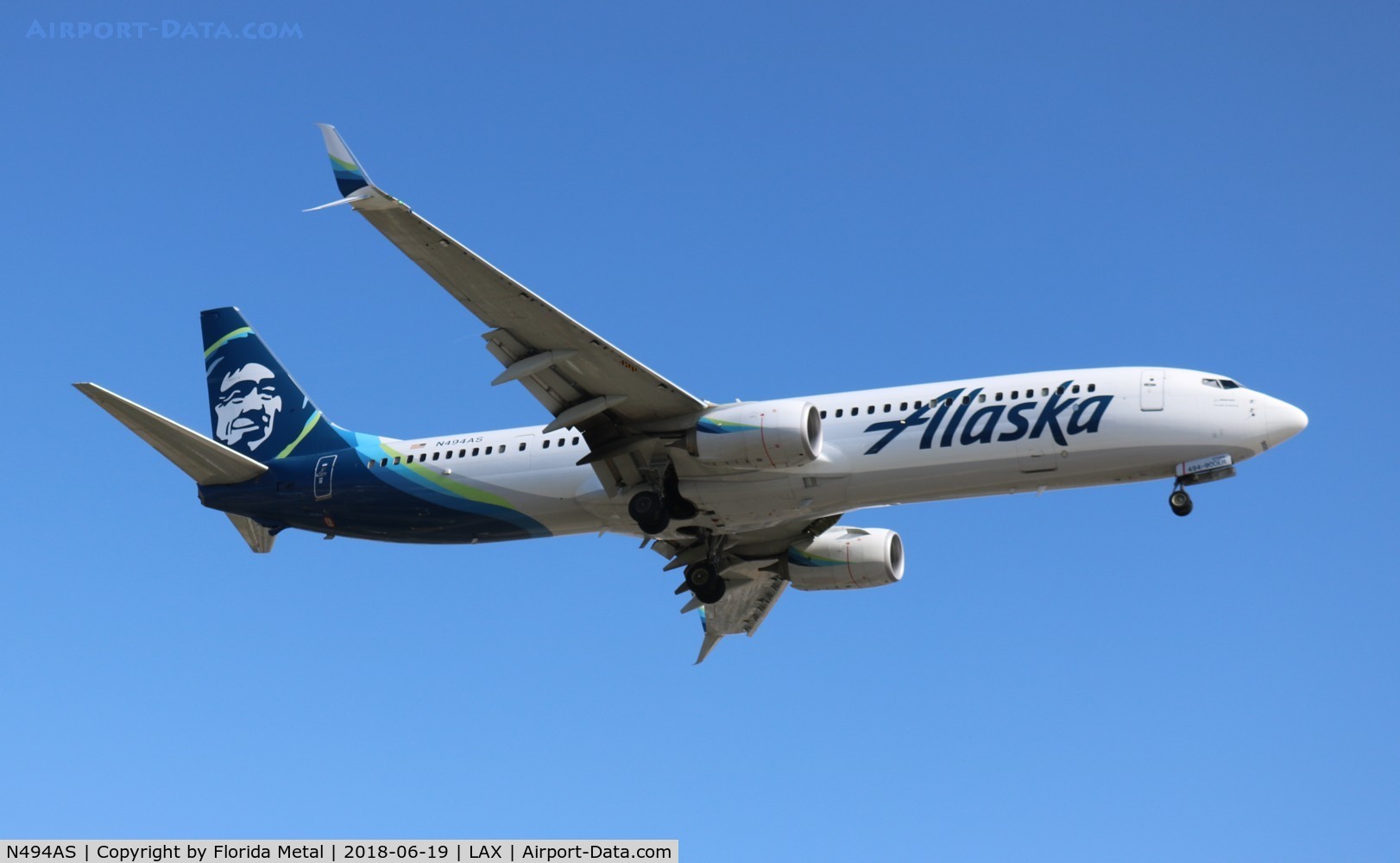 N494AS, 2016 Boeing 737-990/ER C/N 41729, Alaska