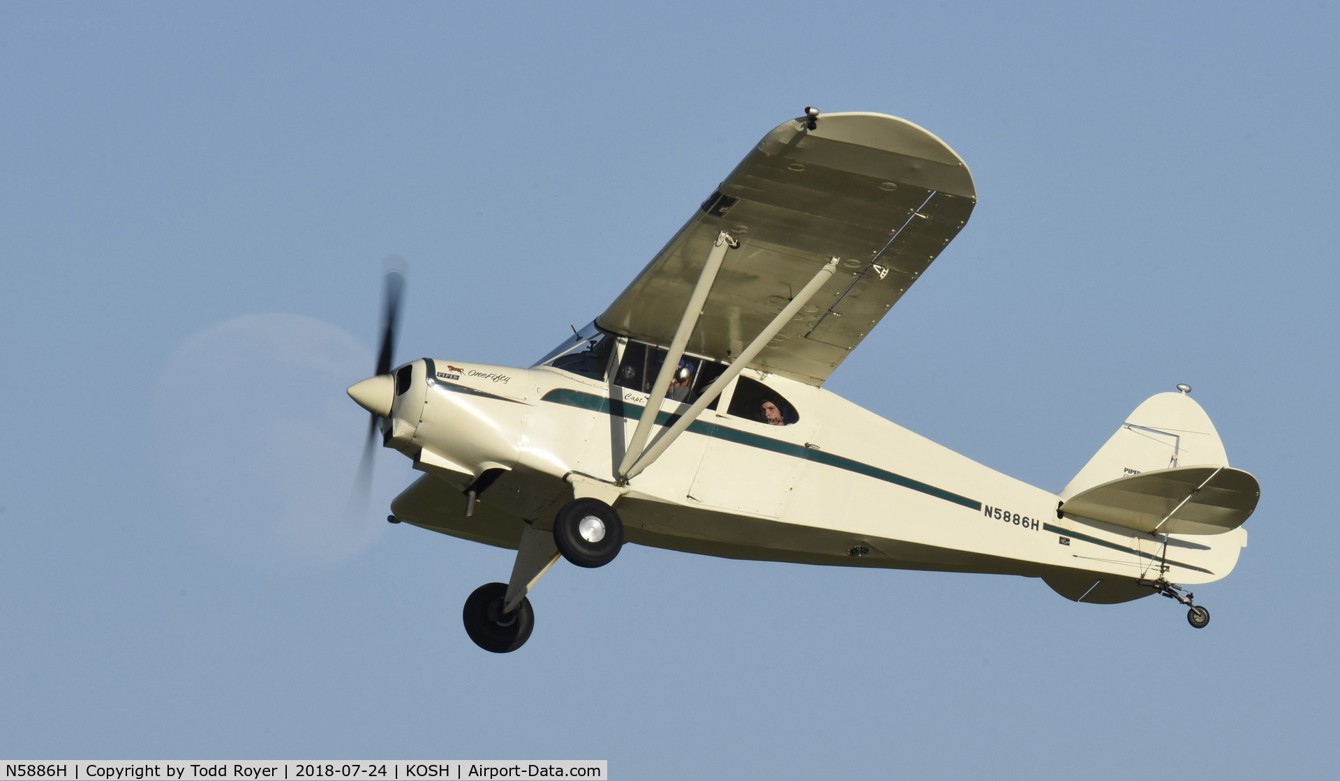 N5886H, 1949 Piper PA-16 Clipper C/N 16-503, Airventure 2018