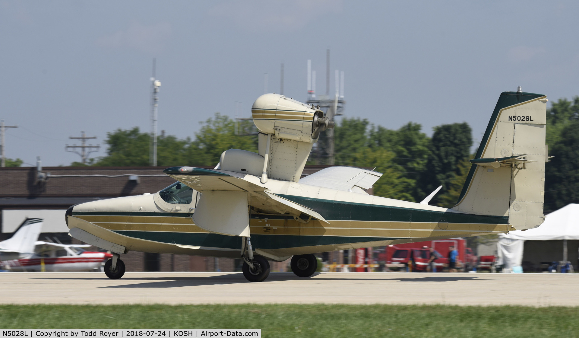 N5028L, 1971 Lake LA-4-200 Buccaneer C/N 485, Airventure 2018