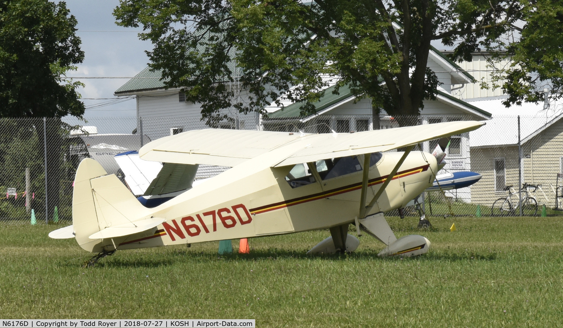 N6176D, 1957 Piper PA-22-150 C/N 22-4823, Airventure 2018
