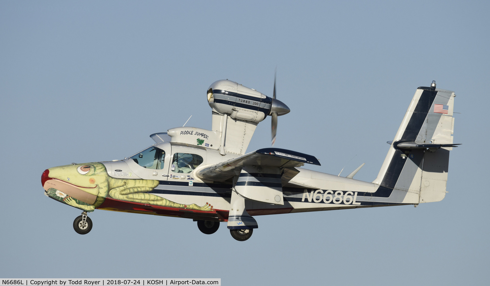 N6686L, 1970 Lake LA-4-200 Buccaneer C/N 449, Airventure 2018