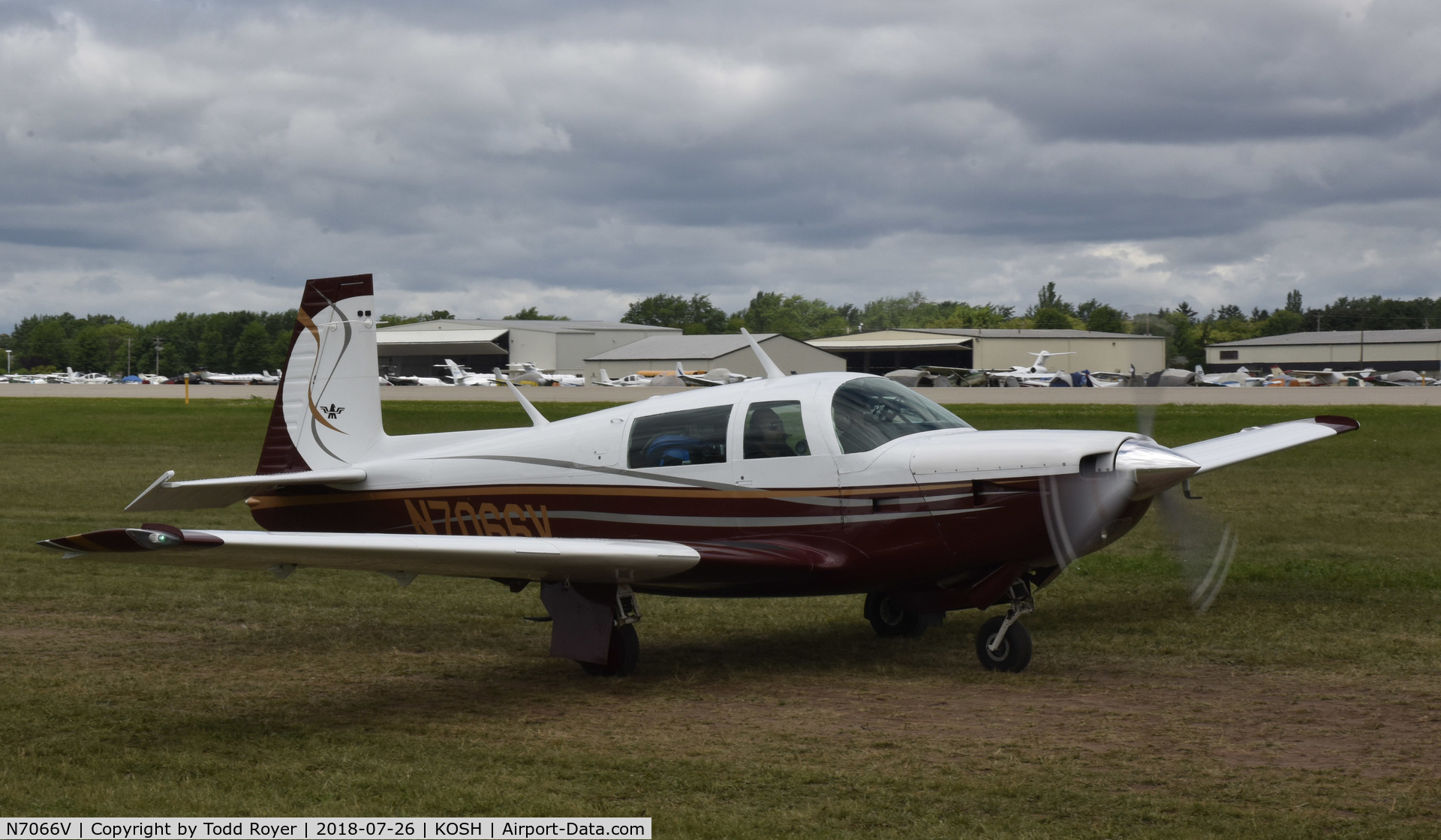 N7066V, 1978 Mooney M20K C/N 25-0002, Airventure 2018