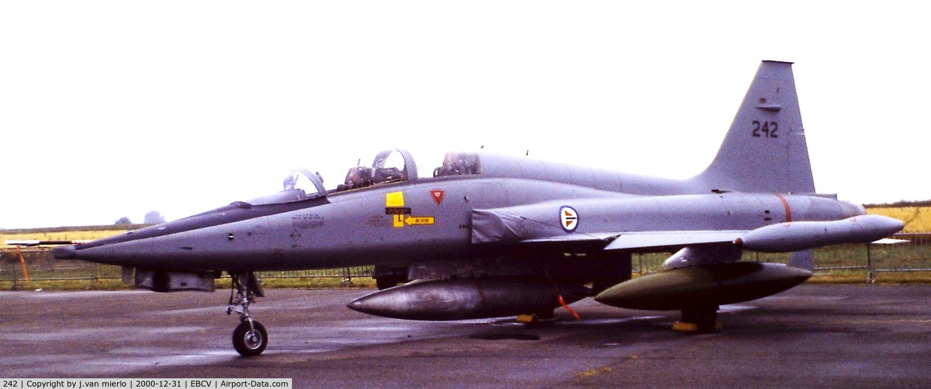 242, 1966 Northrop F-5B Freedom Fighter C/N N.9006, Chièvres USAF static show