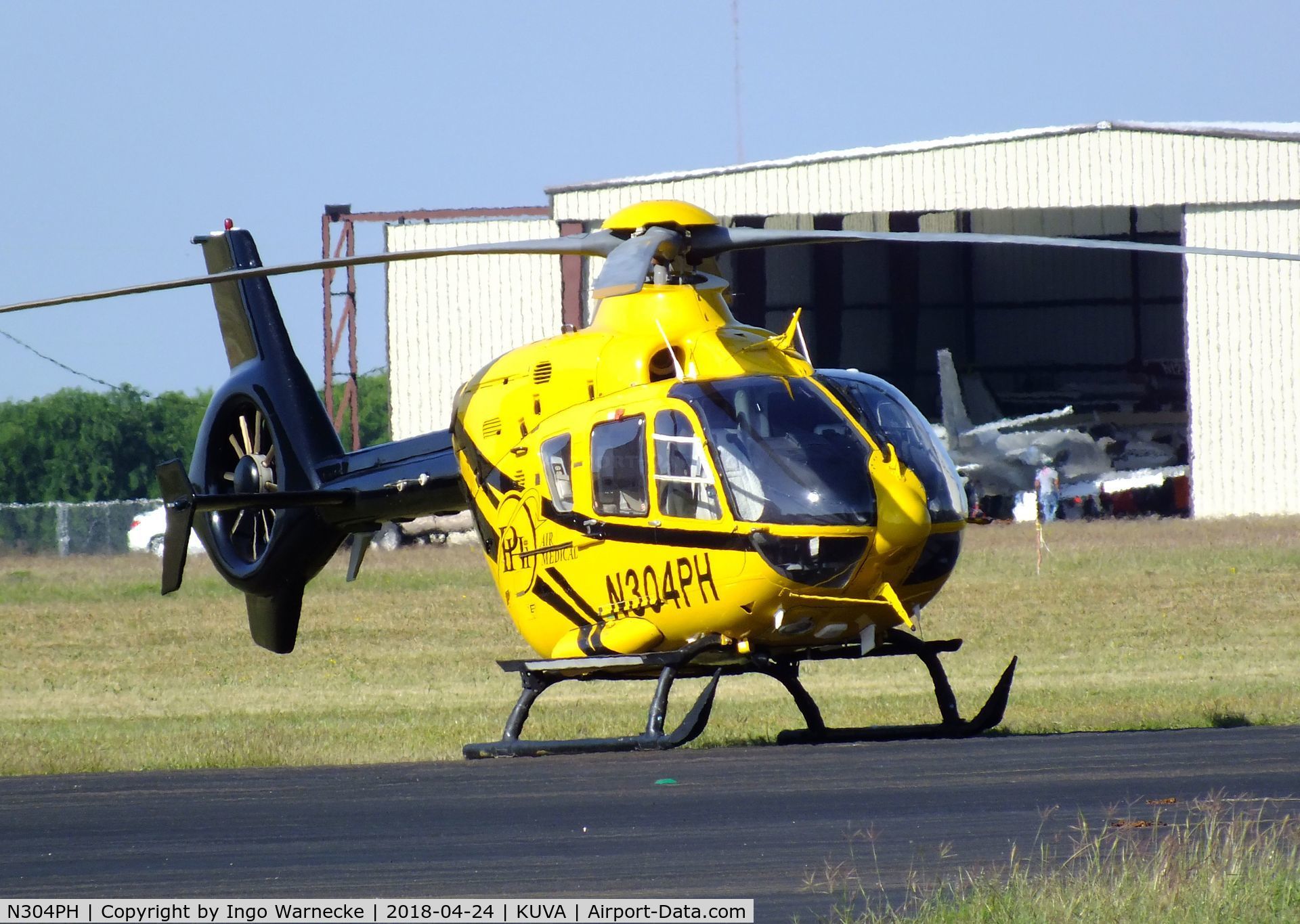 N304PH, 2005 Eurocopter EC-135P-2 C/N 0386, Eurocopter EC135P2 at Garner Field airport, Uvalde TX