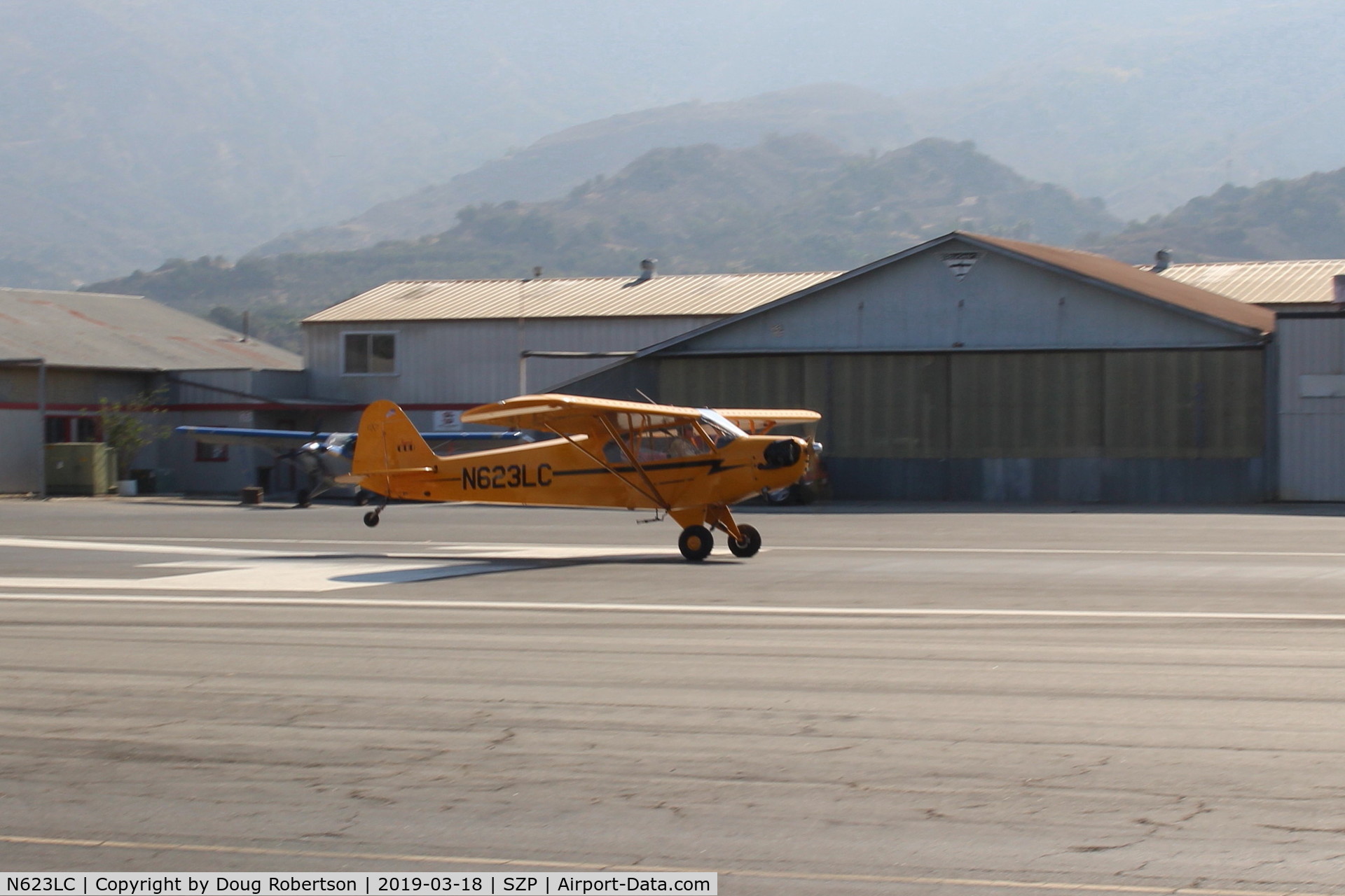 N623LC, 2006 American Legend AL3C-100 C/N AL-1024, 2006 American Legend AL3C-100 CUB, Continental O-200 100 Hp open cowl version, takeoff roll Rwy 22