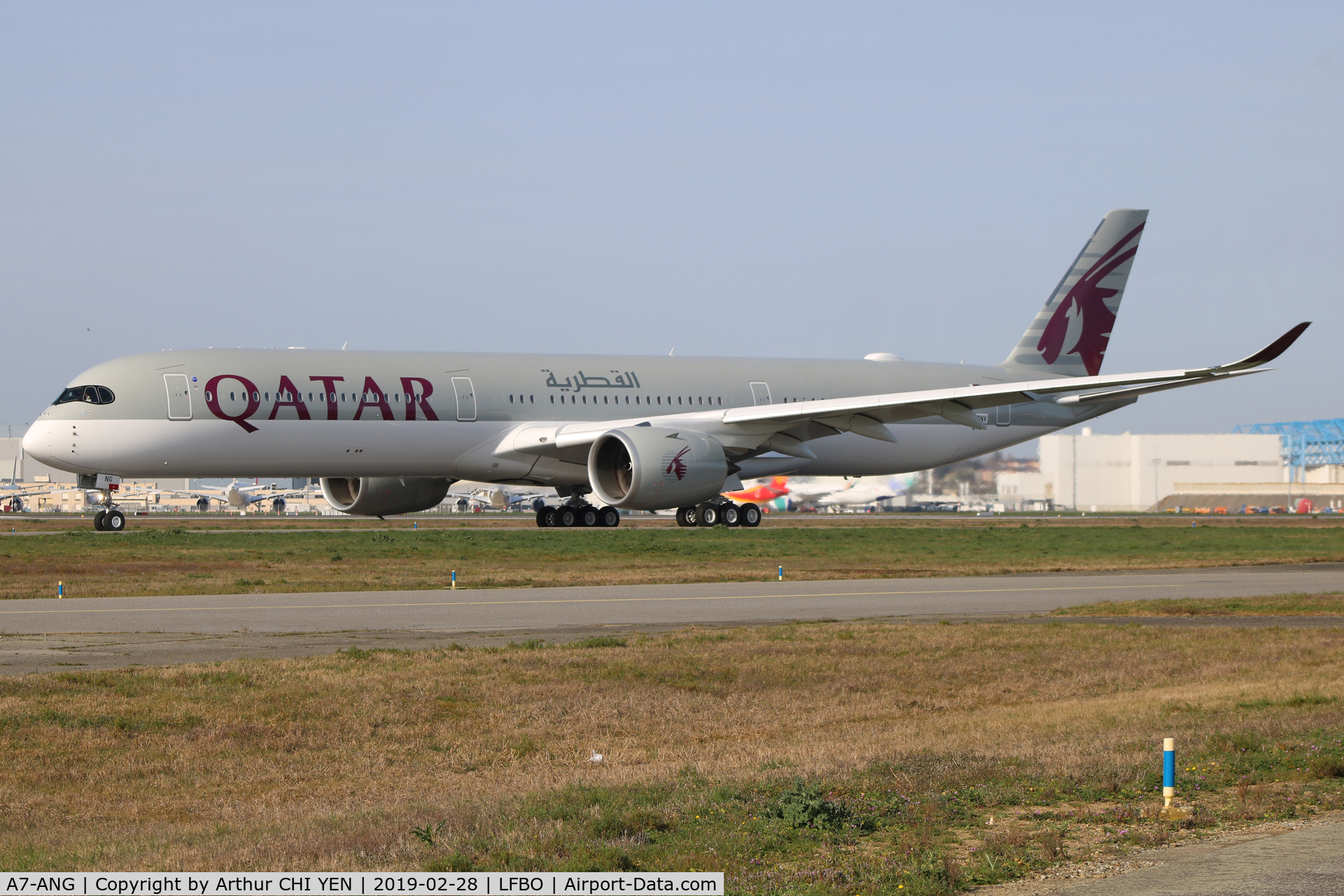 A7-ANG, 2019 Airbus A350-1041 C/N 215, Qatar Airways A350-1000