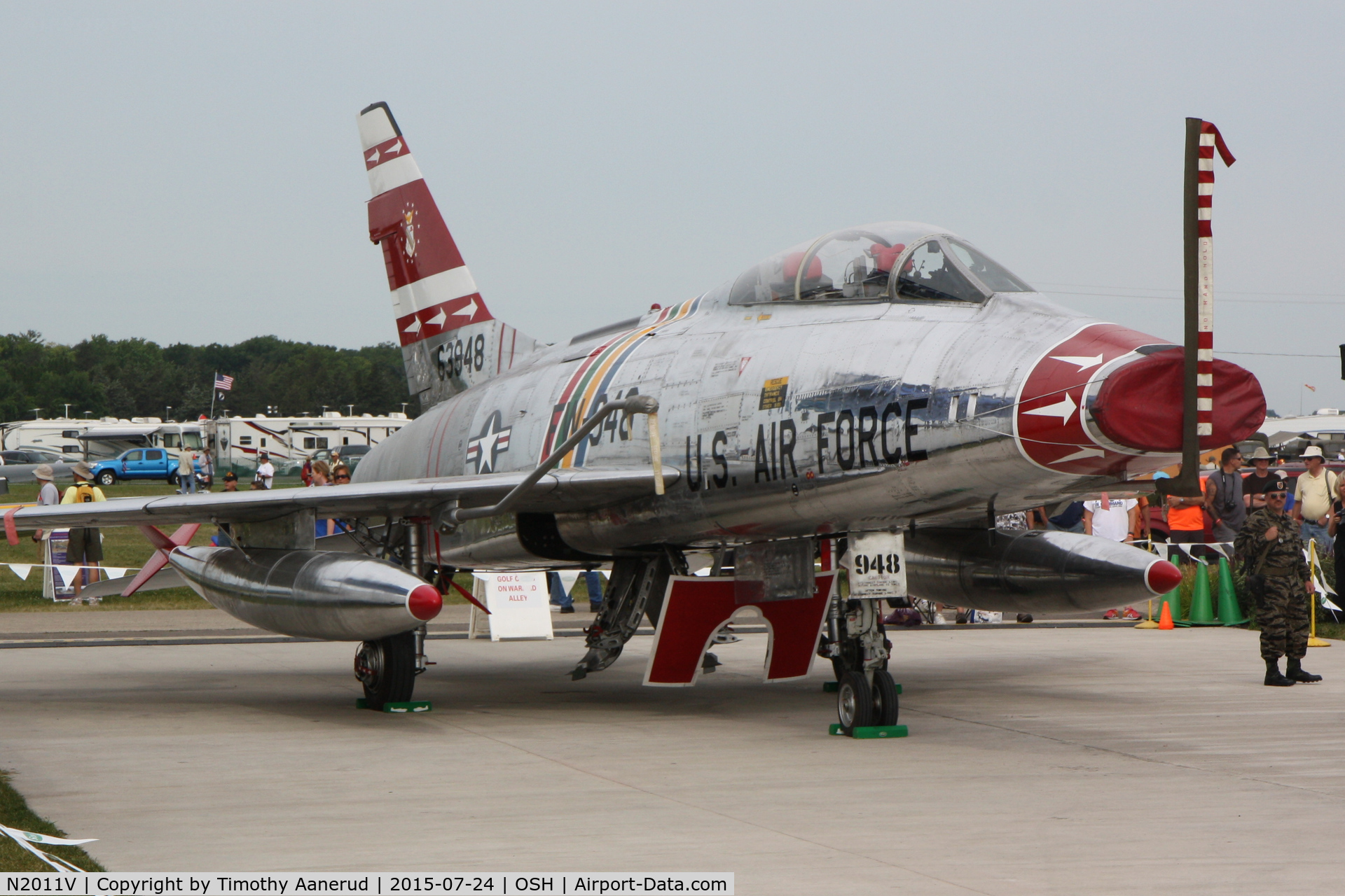 N2011V, 1958 North American F-100F Super Sabre C/N 243-224, 1958 North American F-100F Super Sabre, c/n: 243-224