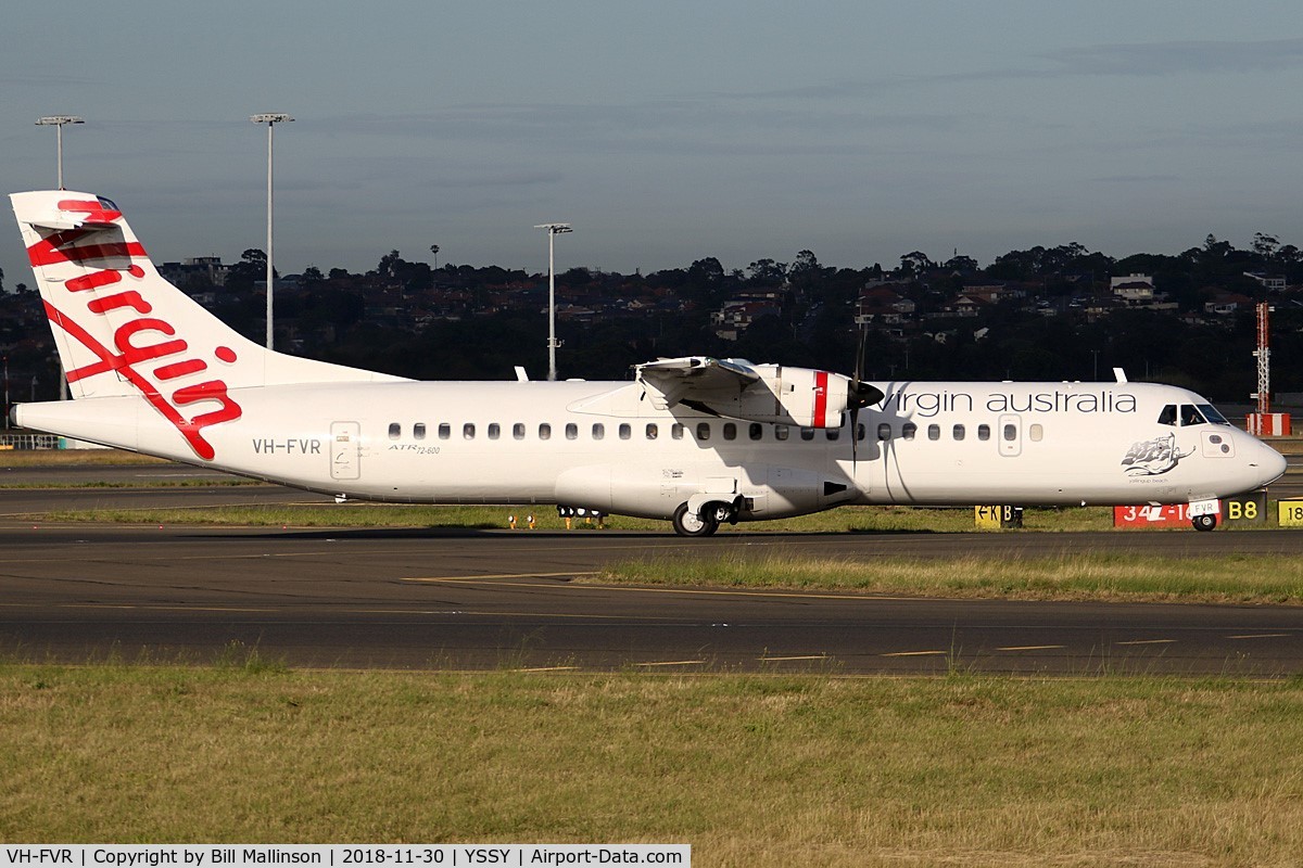 VH-FVR, 2012 ATR 72-600 (72-212A) C/N 1058, taxiing
