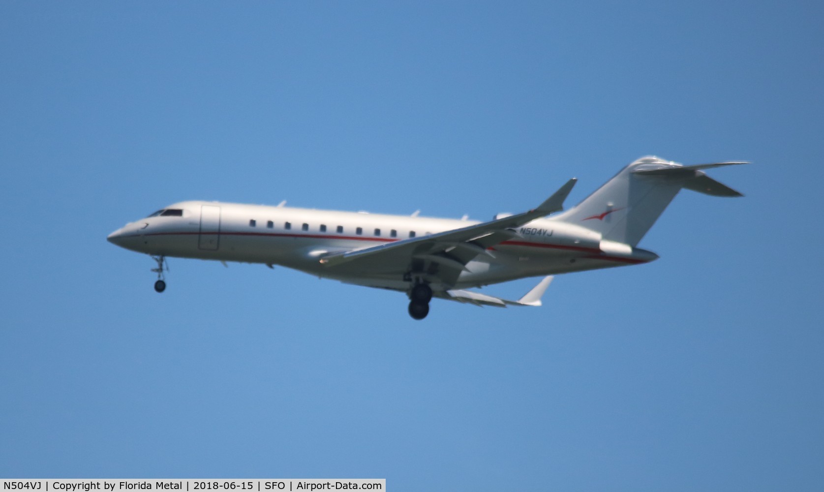 N504VJ, 2013 Bombardier BD-700-1A11 Global 5000 C/N 9566, Global 5000