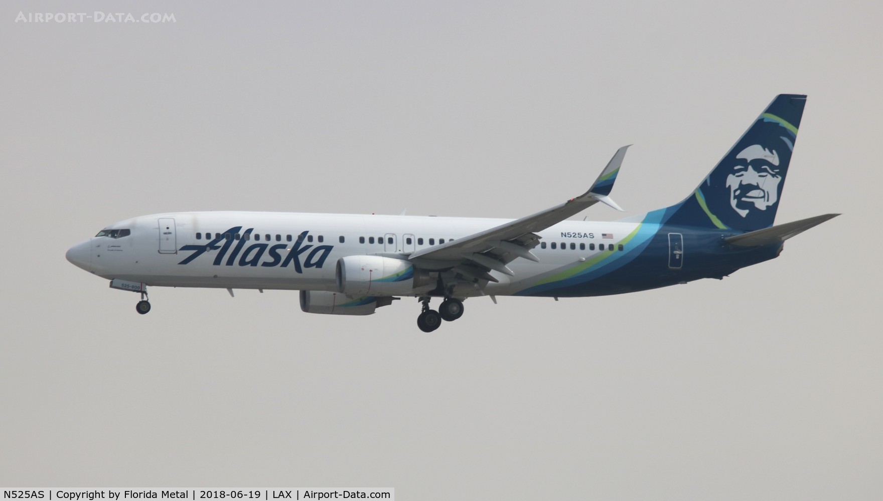 N525AS, 2009 Boeing 737-890 C/N 35692, Alaska