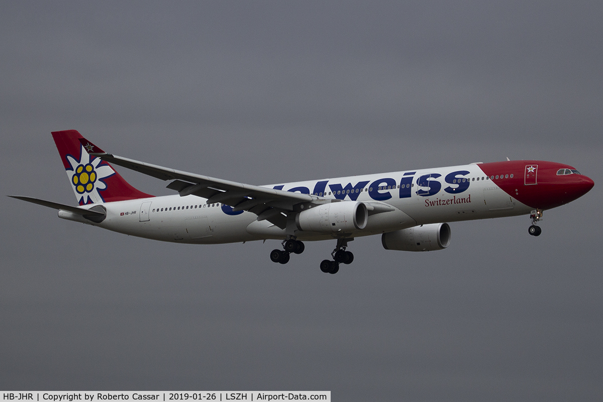 HB-JHR, 2009 Airbus A330-343 C/N 1026, Zurich - Kloten