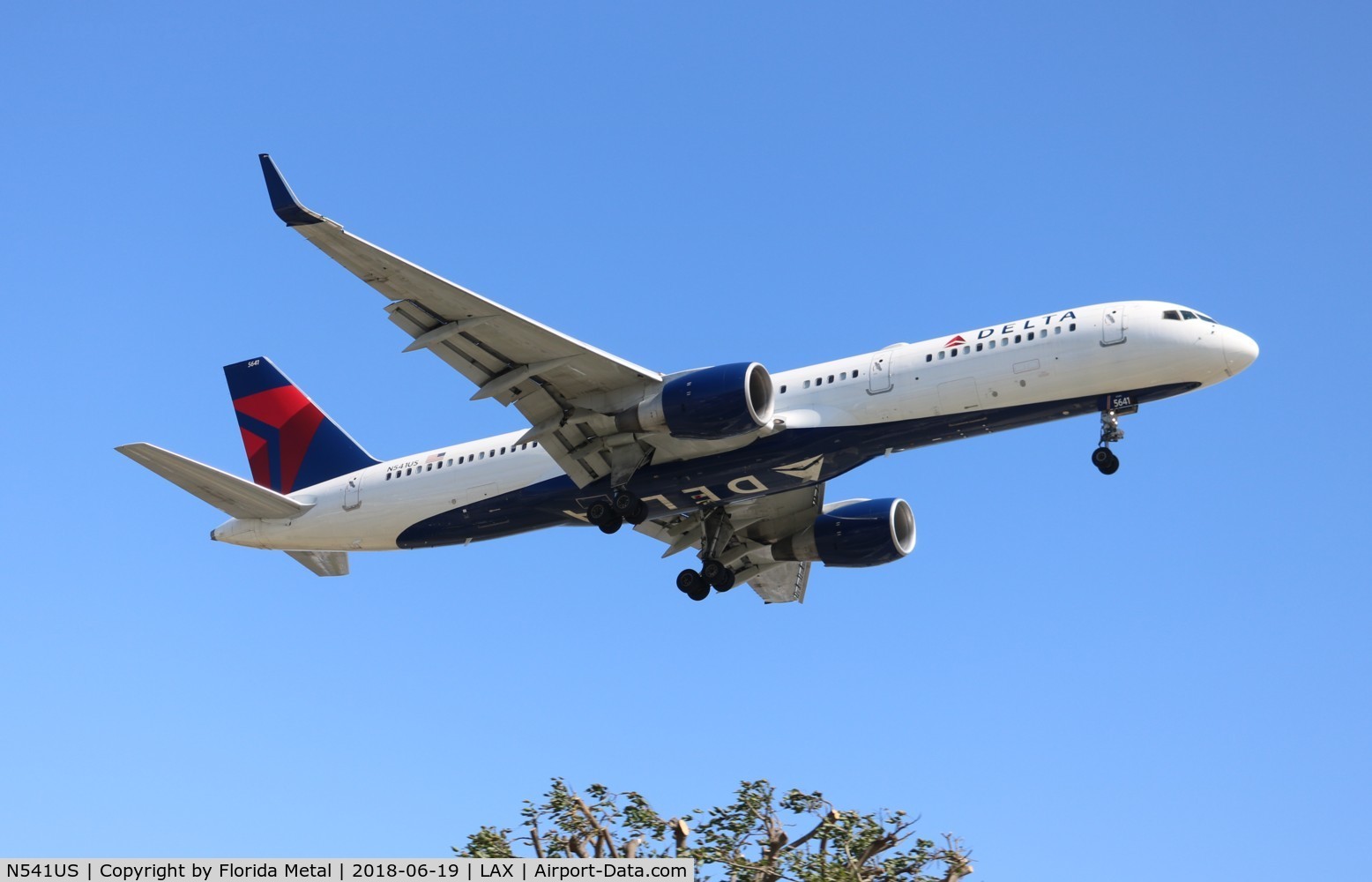 N541US, 1996 Boeing 757-251 C/N 26488, Delta