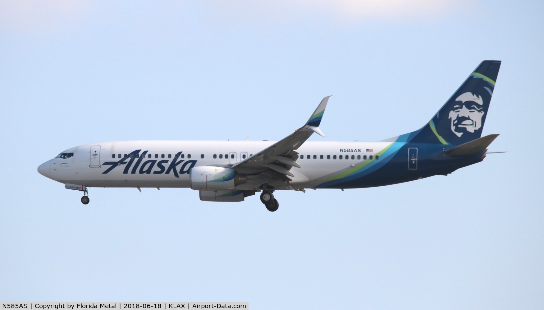 N585AS, 2007 Boeing 737-890 C/N 35683, Alaska