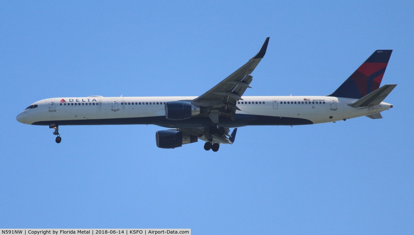 N591NW, 2003 Boeing 757-351 C/N 32991, Delta