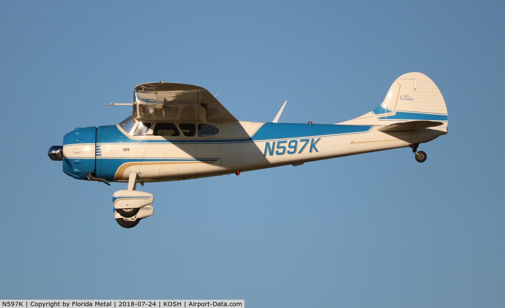 N597K, 1949 Cessna 195 C/N 7403, Cessna 195