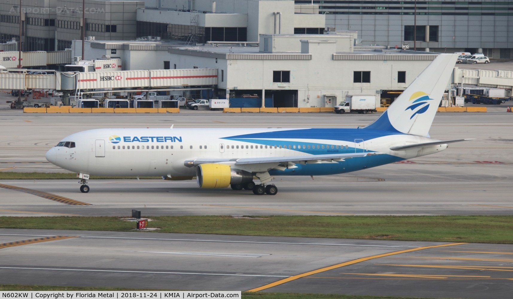 N602KW, 1985 Boeing 767-238 C/N 23306, Eastern