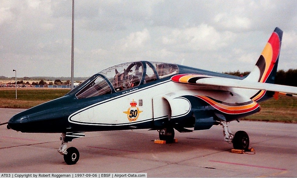 AT03, Dassault-Dornier Alpha Jet 1B C/N B03/1015, DEMO.