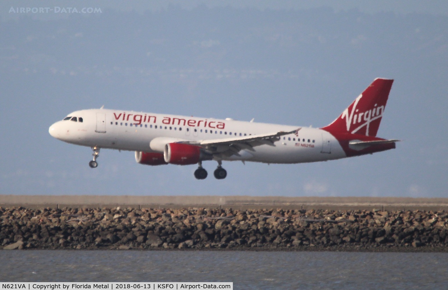 N621VA, 2005 Airbus A320-214 C/N 2616, Virgin America