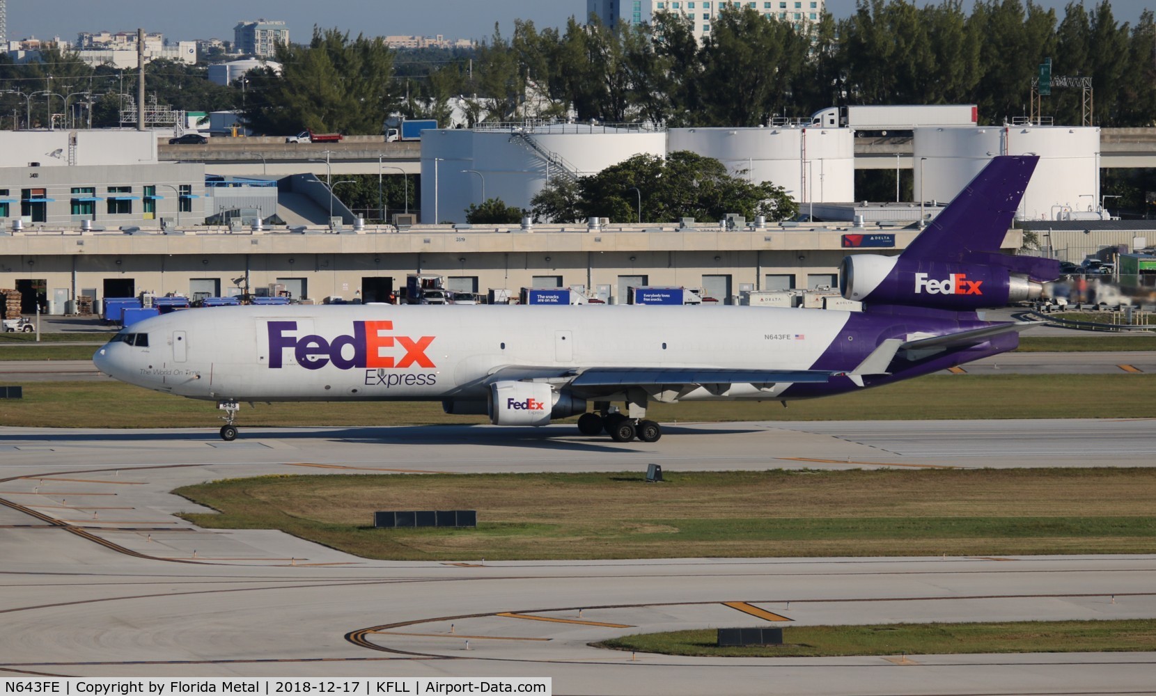 N643FE, McDonnell Douglas MD-11F C/N 48486, FedEx