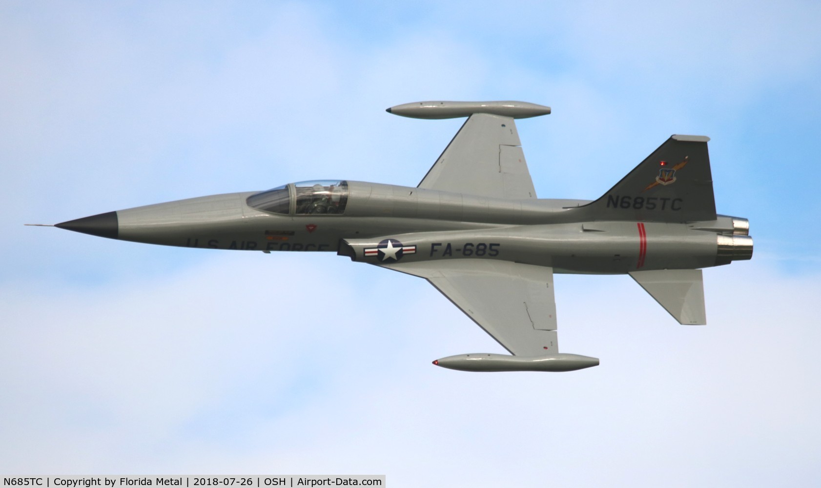 N685TC, 1968 Northrop RF-5A Freedom Fighter C/N 1009, F-5A Freedom fighter