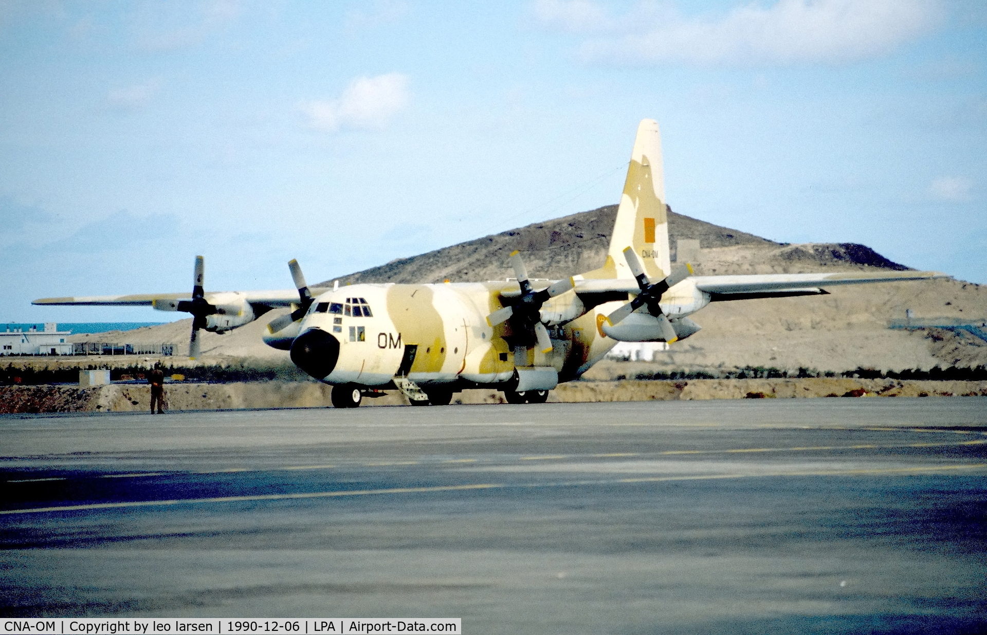 CNA-OM, 1980 Lockheed C-130H Hercules C/N 4875, Las Palmas 6.12.1990