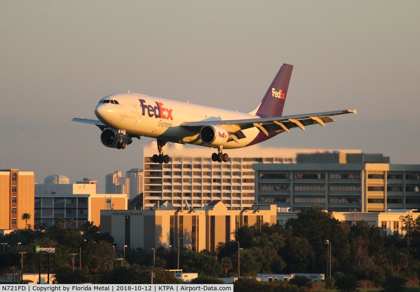 N721FD, 1988 Airbus A300B4-622R C/N 477, FedEx