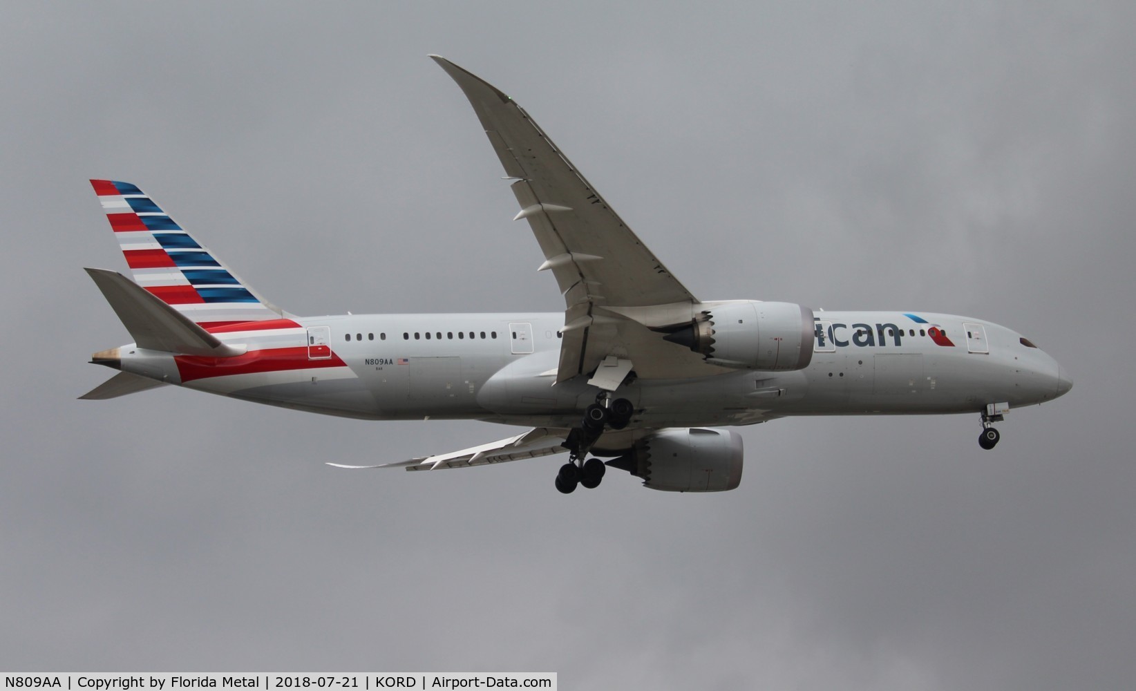 N809AA, 2015 Boeing 787-8 Dreamliner C/N 40627, American