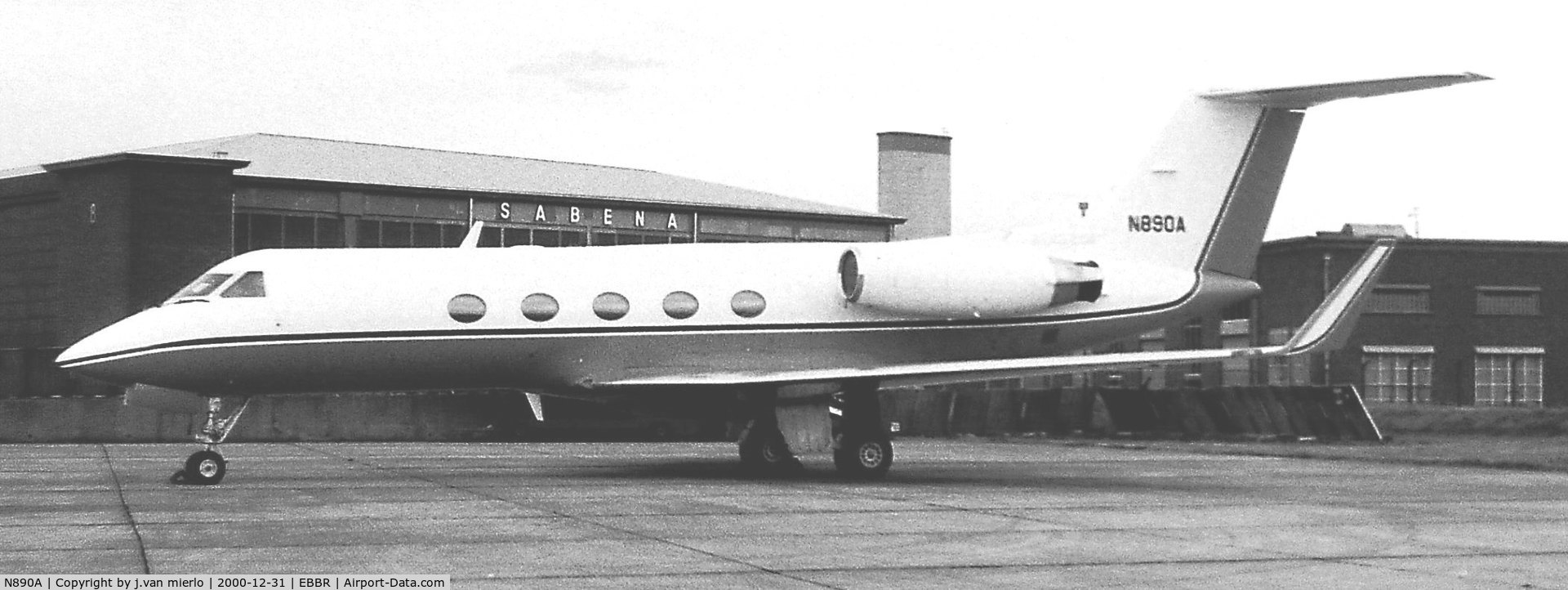 N890A, 1968 Gulfstream Aerospace G-1159B Gulfstream II C/N 16, Brussels G.A.T.