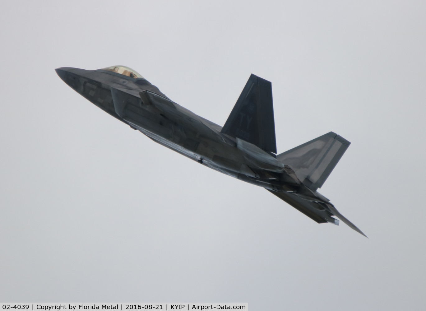 02-4039, 2002 Lockheed Martin F-22A Raptor C/N 645-4039, Raptor