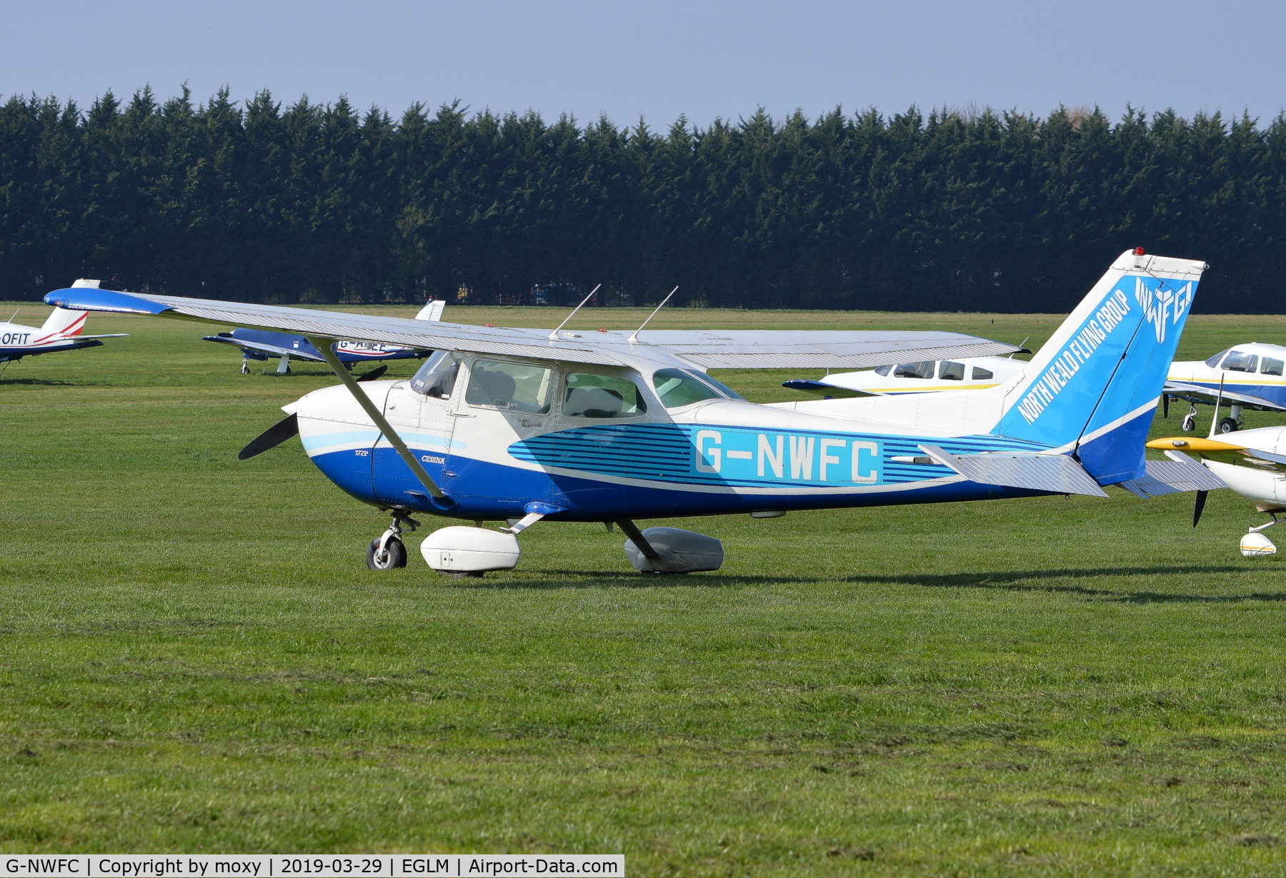 G-NWFC, 1985 Cessna 172P C/N 172-76305, Cessna 172P Skyhawk at White Waltham. Ex N98523