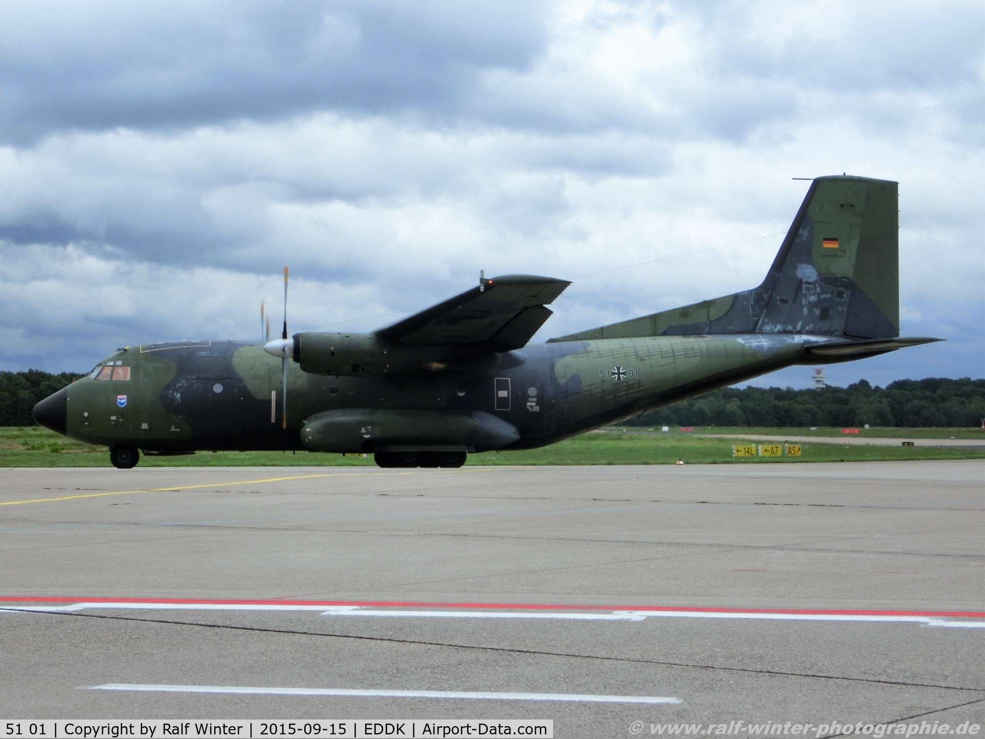 51 01, Transall C-160D C/N D138, Transall C-160D - GAF German Air Force - C138 - 51+01 - 15.09.2015 - CGN