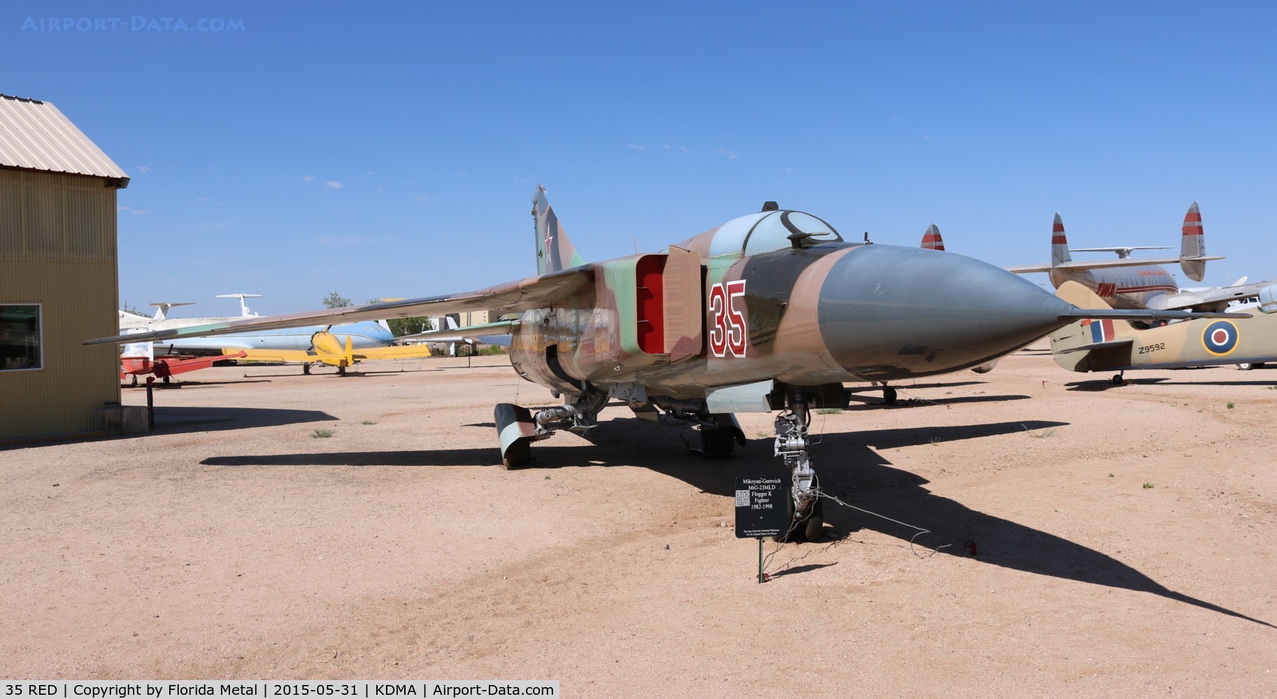 35 RED, Mikoyan-Gurevich MiG-23MLD C/N 0390320549, Mig-23