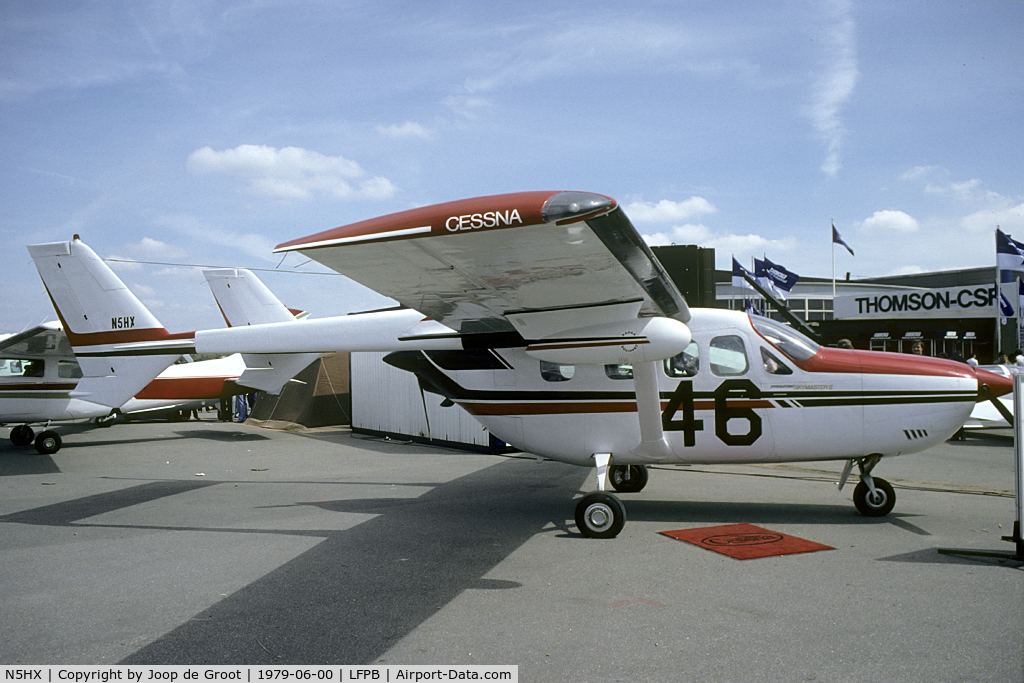 N5HX, 1979 Cessna P337H C/N P3370325, Seen at the 1979 Paris air show. 
Photo by Marijn Aarts.