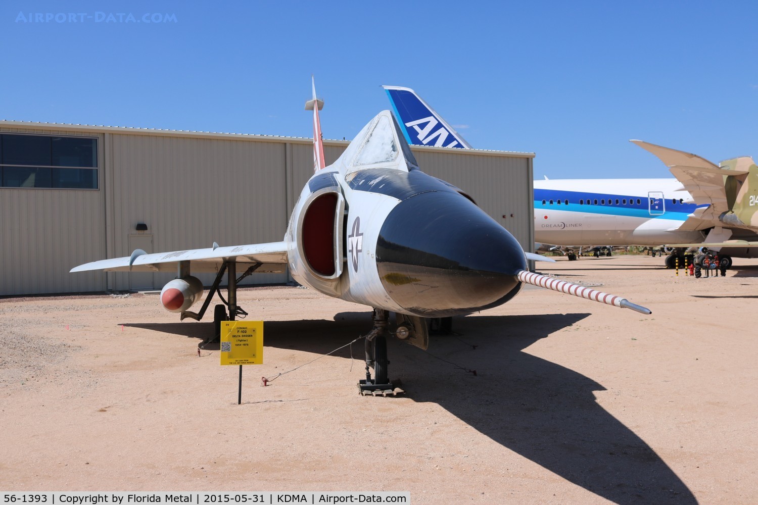 56-1393, 1956 Convair F-102A Delta Dagger C/N 8-10-340, F-102A