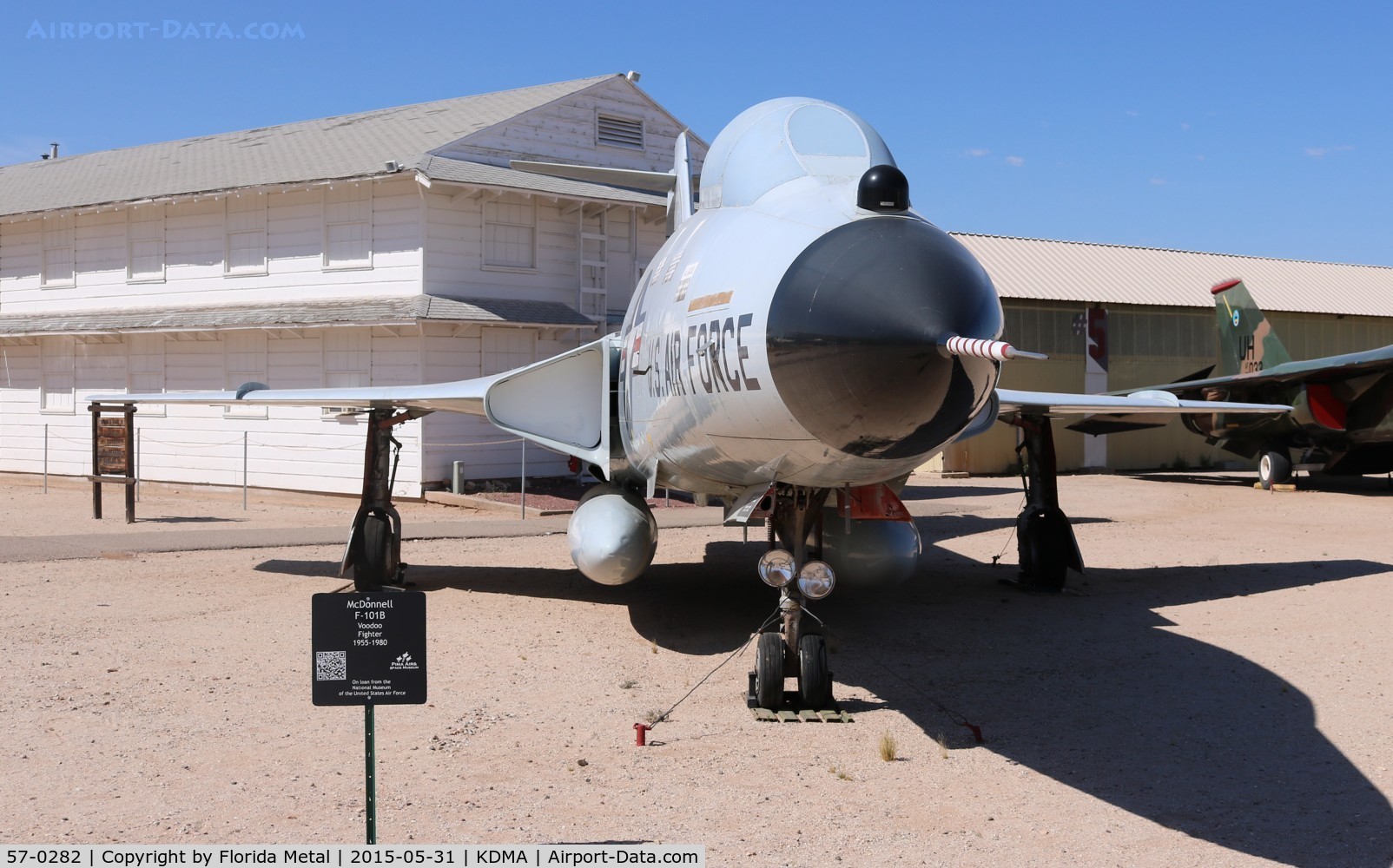 57-0282, 1957 McDonnell F-101B-85-MC Voodoo C/N 460, F-101B