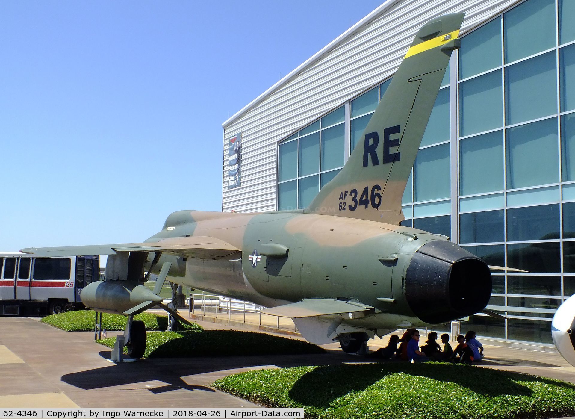 62-4346, 1962 Republic F-105D Thunderchief C/N D525, Republic F-105D Thunderchief at the Frontiers of Flight Museum, Dallas TX